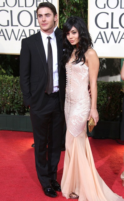 Zac Efron, Vanessa Hudgens, 2009 Golden Globes